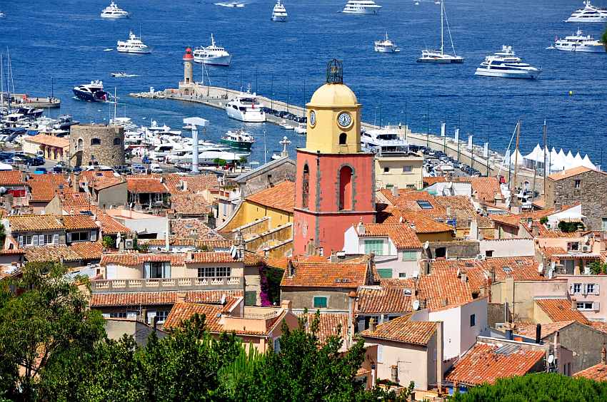 A view of Saint Tropez